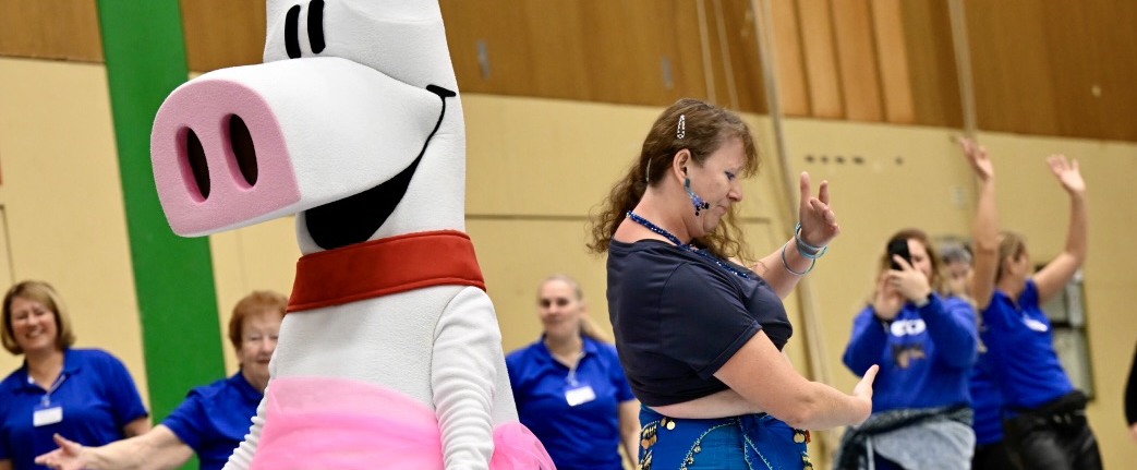 Staatssekretärin Andrea Milz beim 5. LadysSportsDay Sportland.NRW